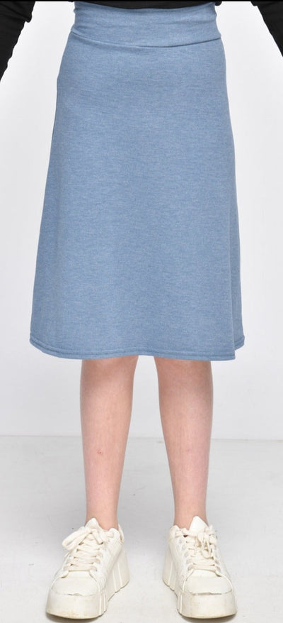 KMW Girls Flare Skirt - Chambray