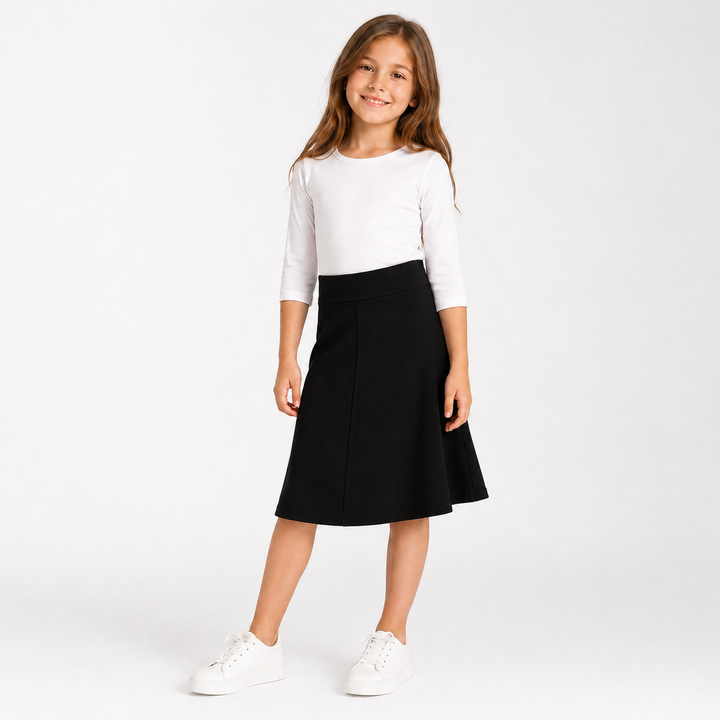 Girls Flare Skirt - Soft Terry