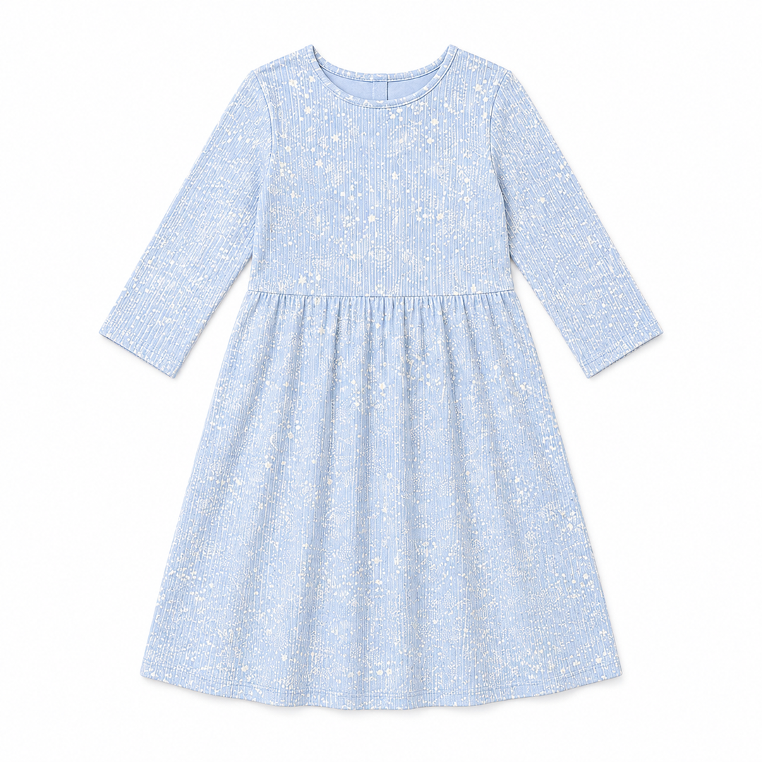 Girls Ribbed Play Dress