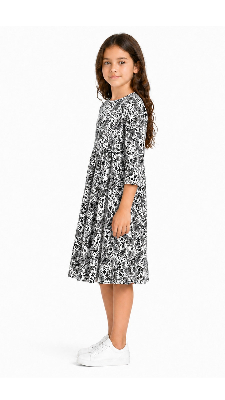 Girls Play Dress Ribbed