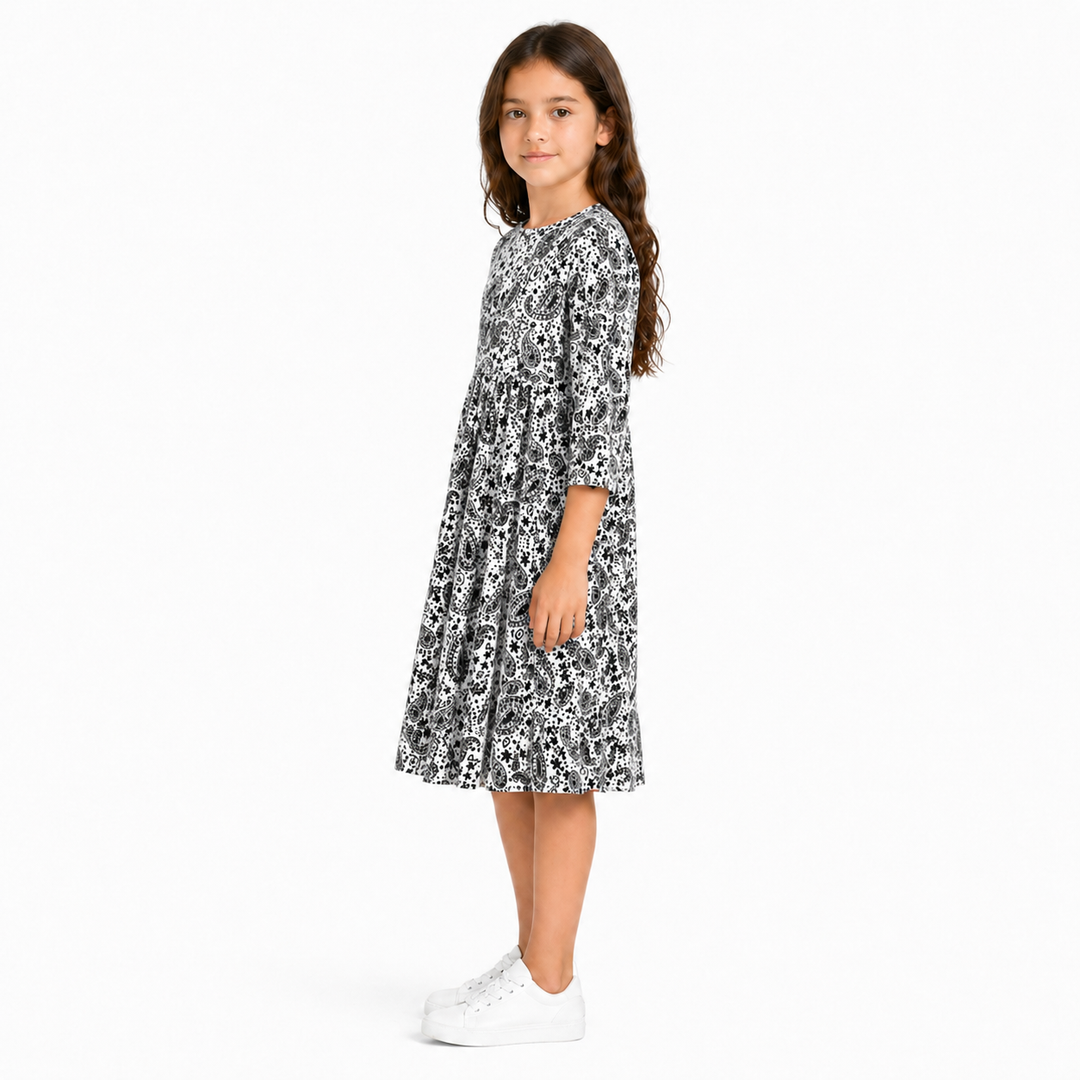 Girls Play Dress Ribbed