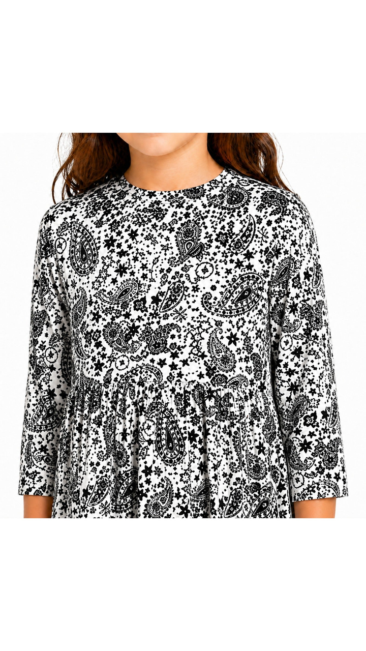 Girls Play Dress Ribbed