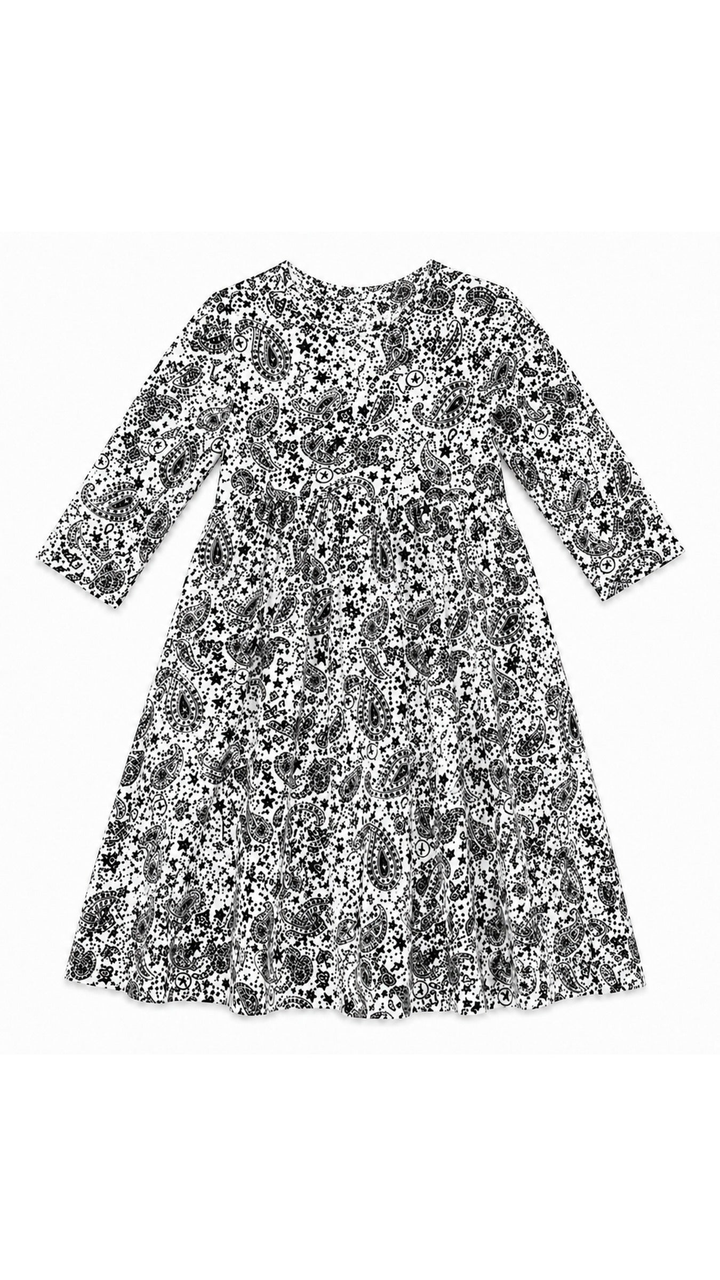 Girls Play Dress Ribbed
