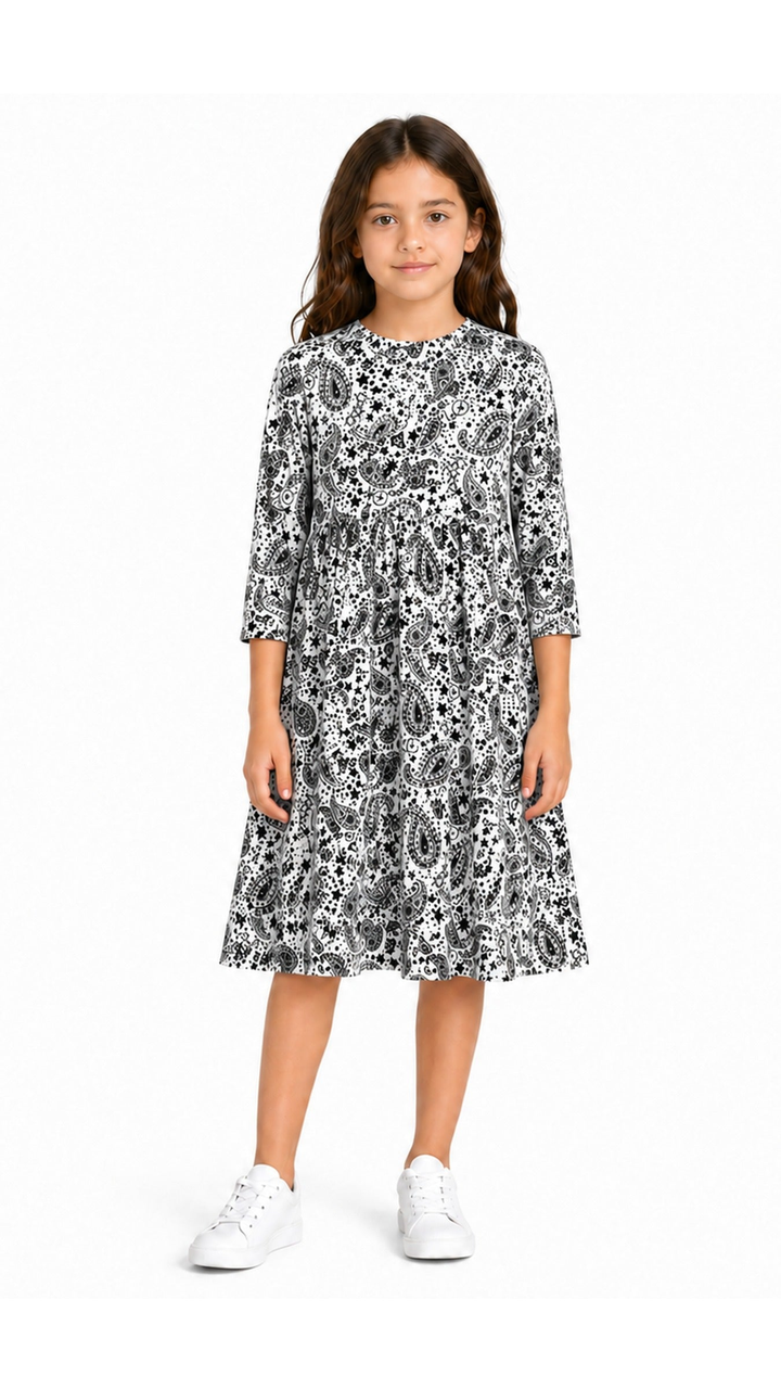 Girls Play Dress Ribbed