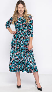 *XSMALL* Belted Midi Dress