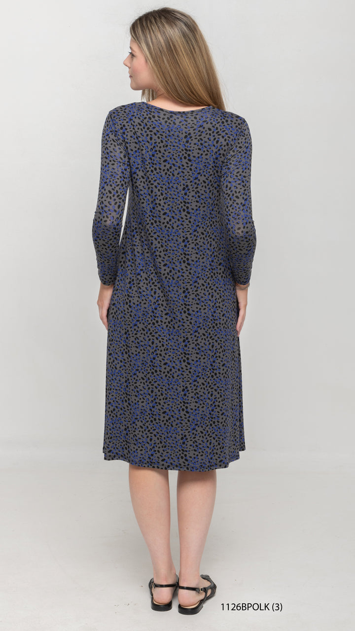 A-Line Polka Dot Dress