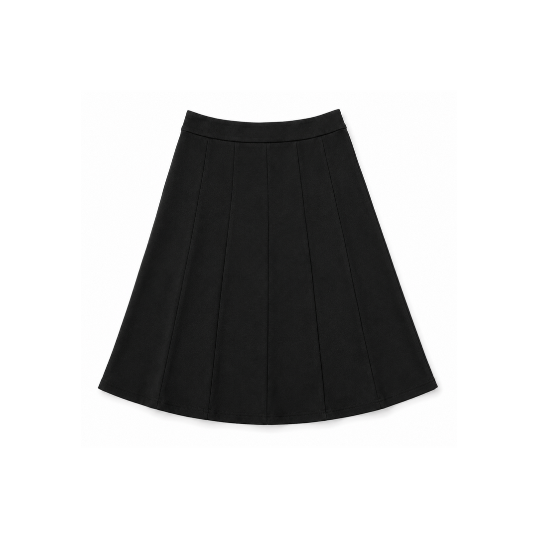 Girls Panel Skirt - Black