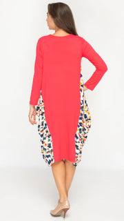 Boho Dress - Raspberry/Strokes Insert