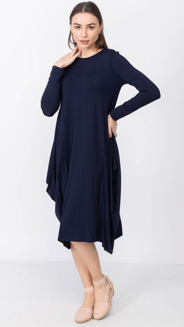 Boho Dress - Navy