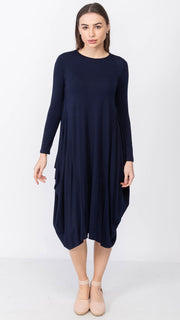 Boho Dress - Navy