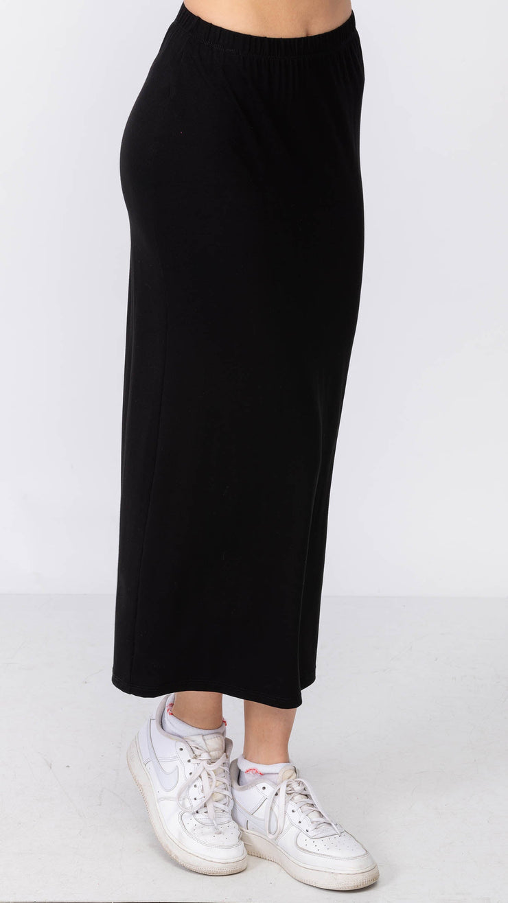 Midi Tube Skirt - Black