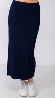 Midi Tube Skirt - Navy