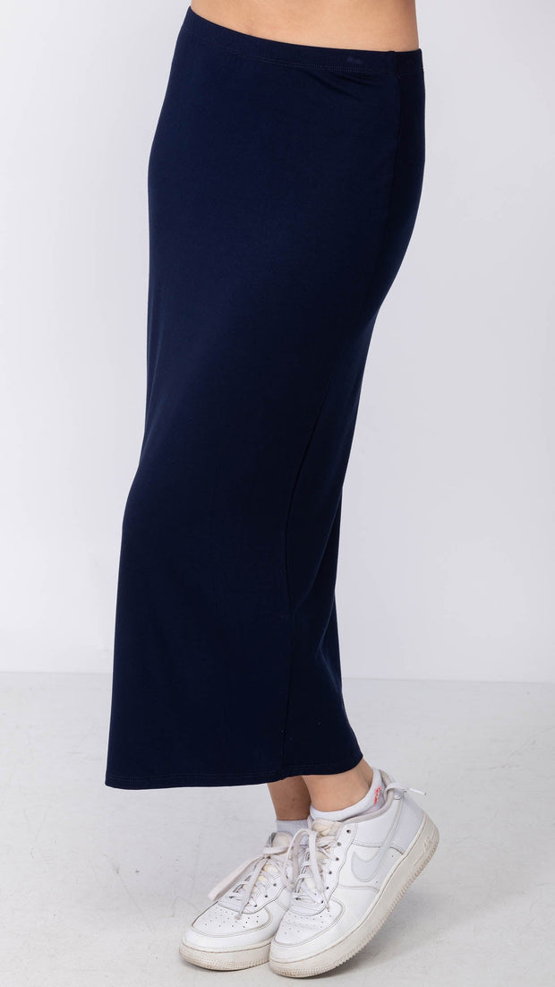 Midi Tube Skirt - Navy