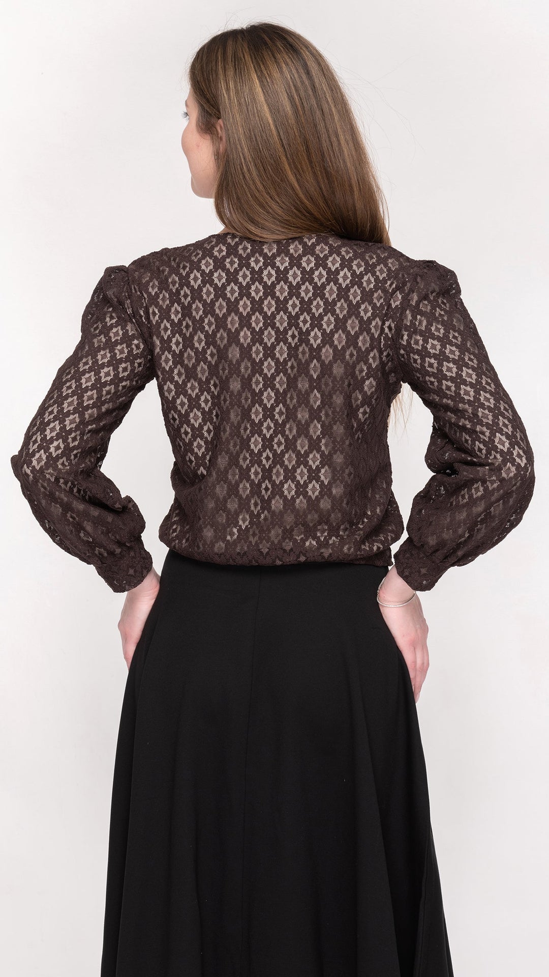 Puff Sleeve Top - Lace
