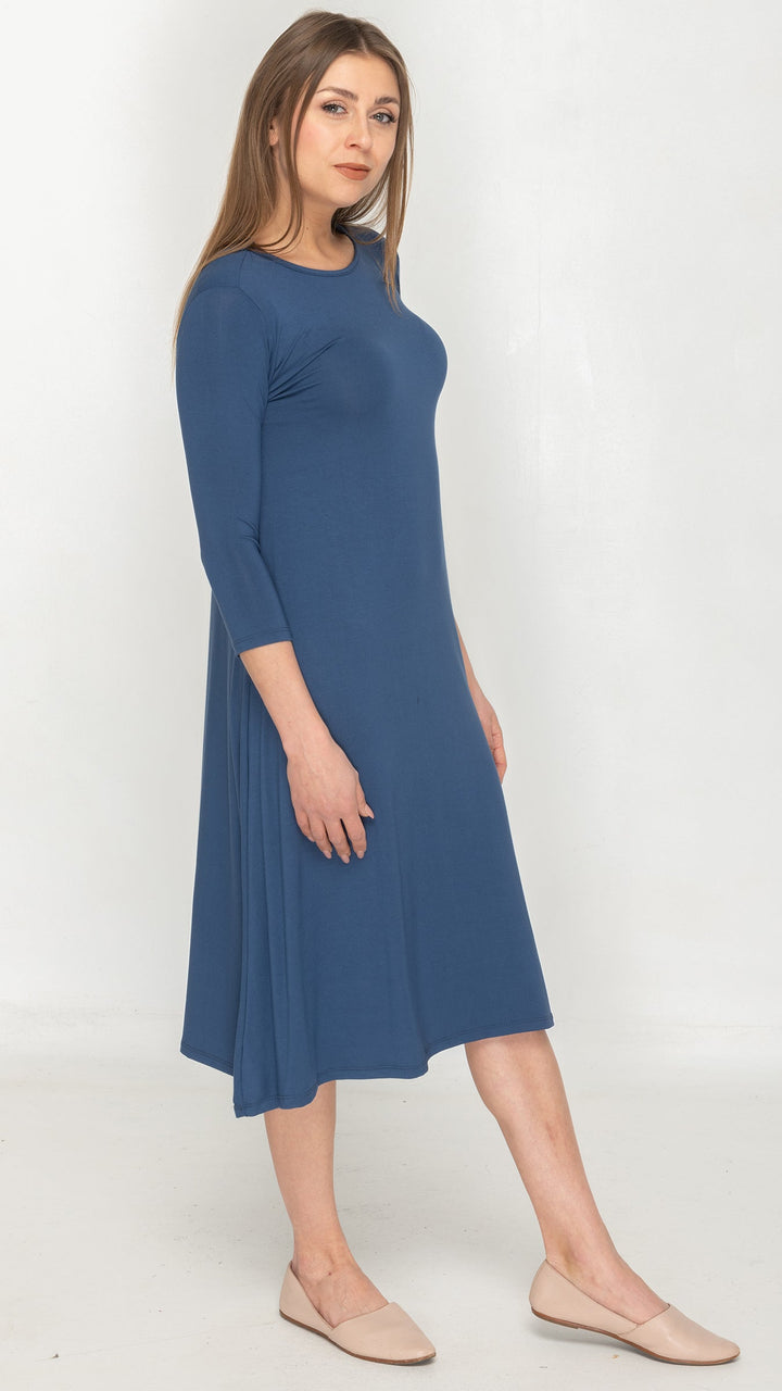 1526 Bamboo Jersey Dress Denim