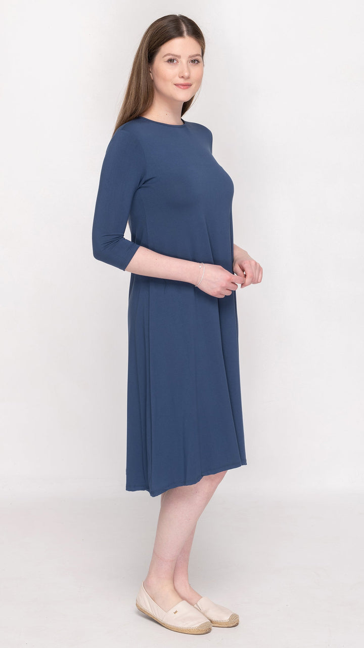 1526 Bamboo Jersey Dress Denim