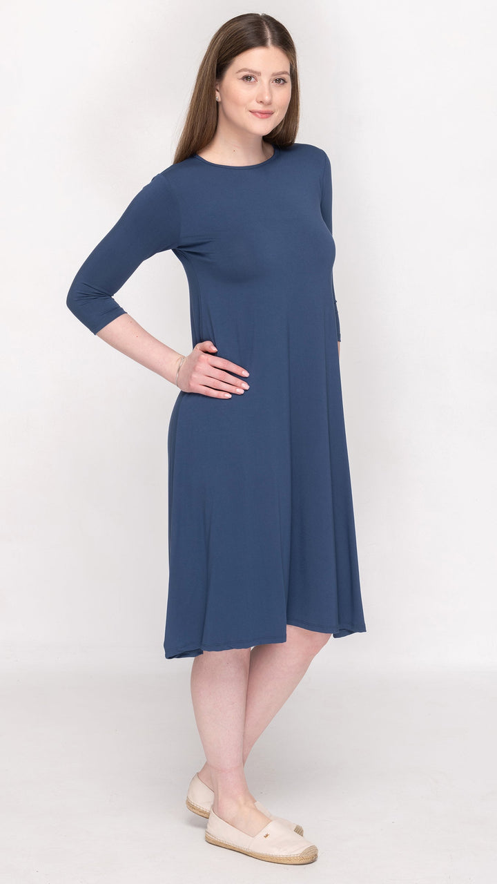 1526 Bamboo Jersey Dress Denim