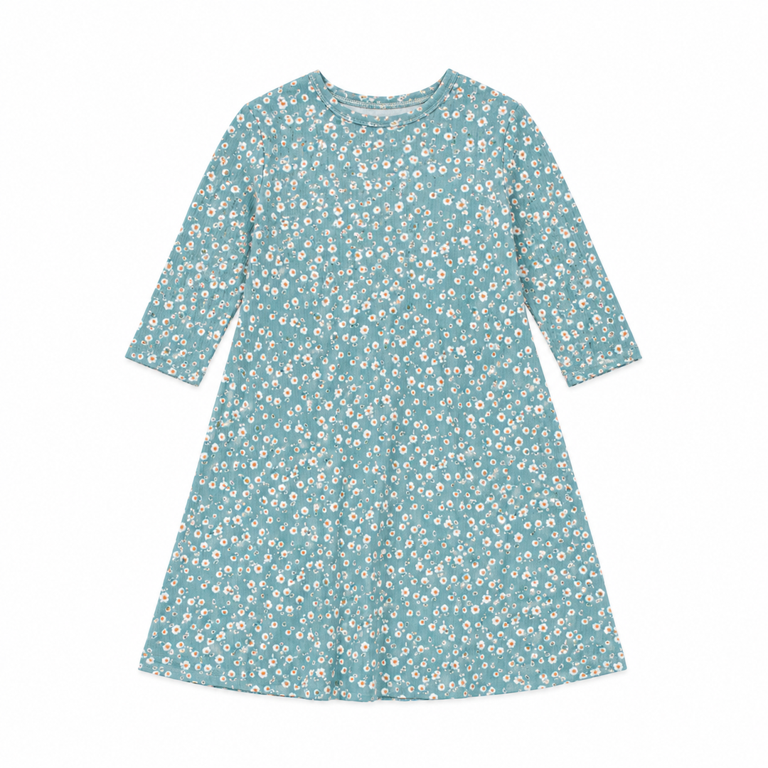 Girls Tunic Dress - Ribbed