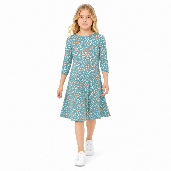 Girls Tunic Dress - Ribbed