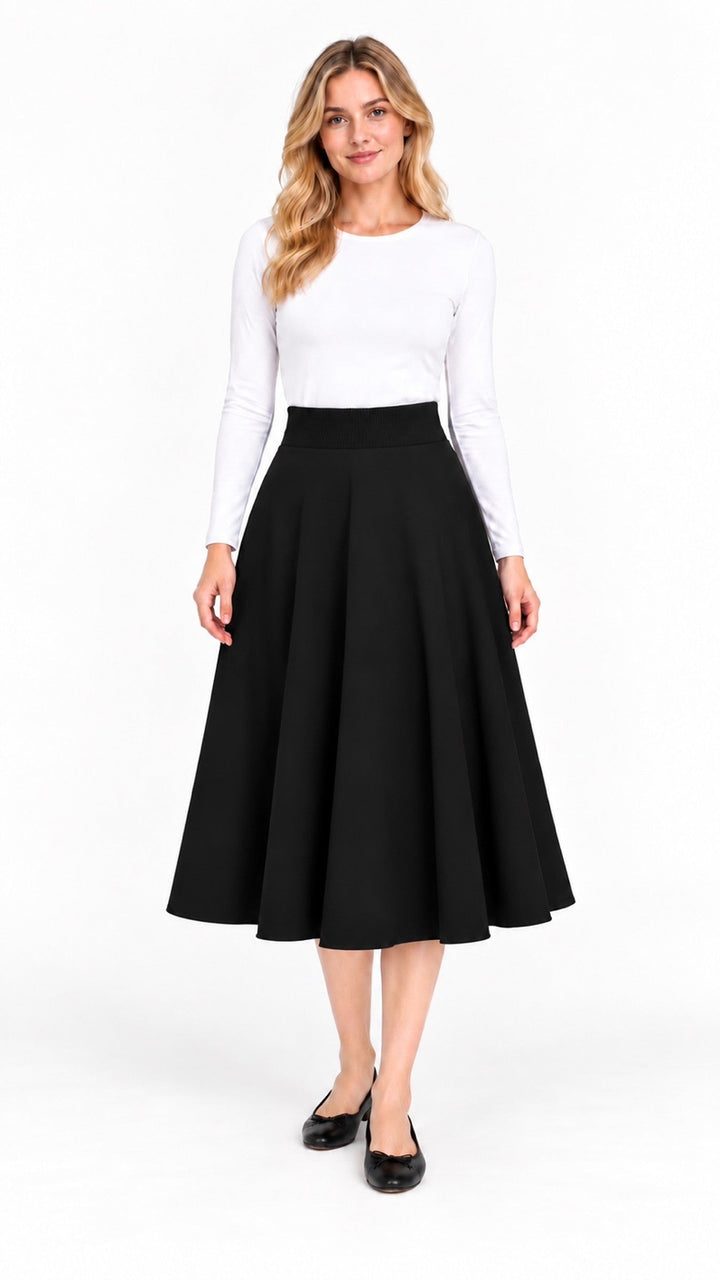 KMW Style 1602 Black Circle Skirt 31 inch - Hero