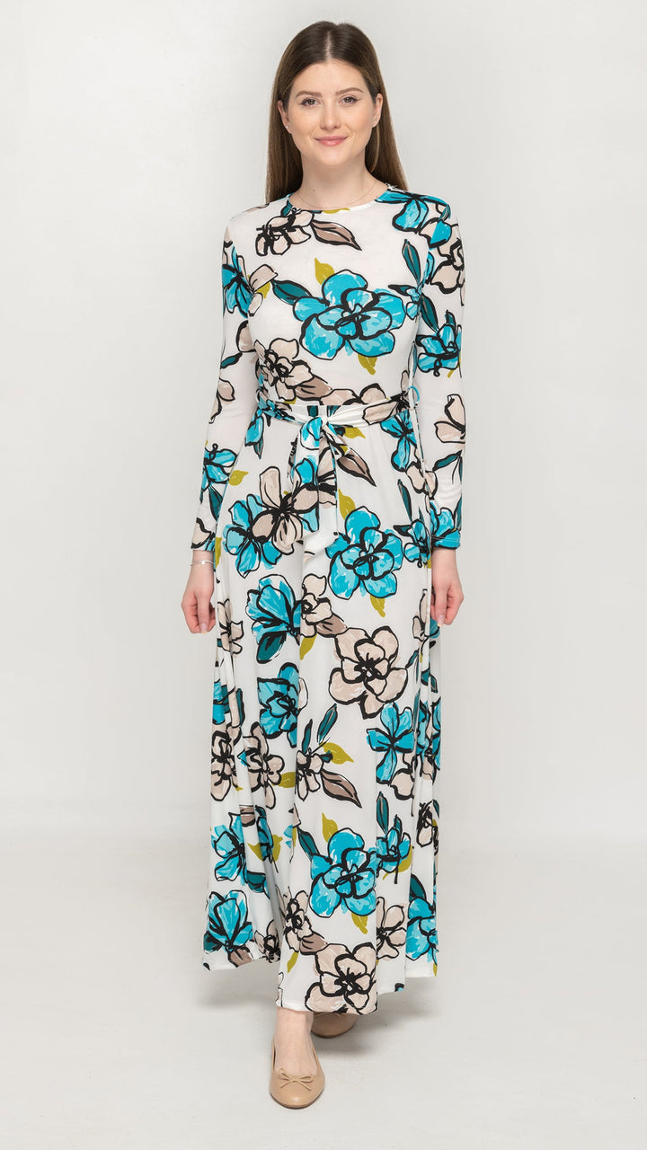 Maxi Belted Dress