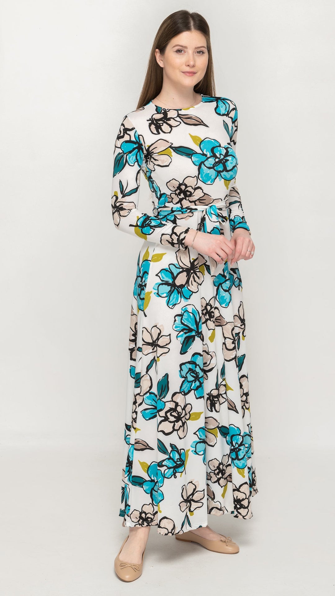 Maxi Belted Dress