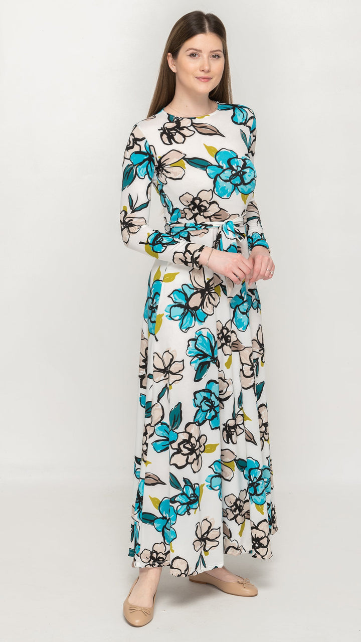 Maxi Belted Dress