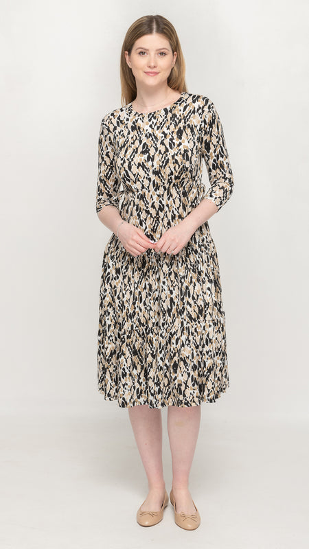 Tiered Drawstring Dress