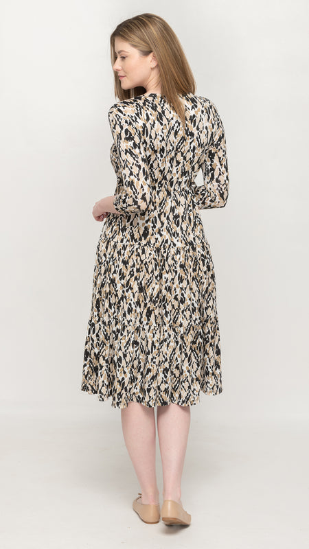 Tiered Drawstring Dress