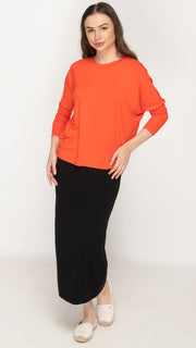 Dolman Monkey Top - Orange