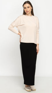 *XS & XLARGE* Dolman Monkey Top - Tan