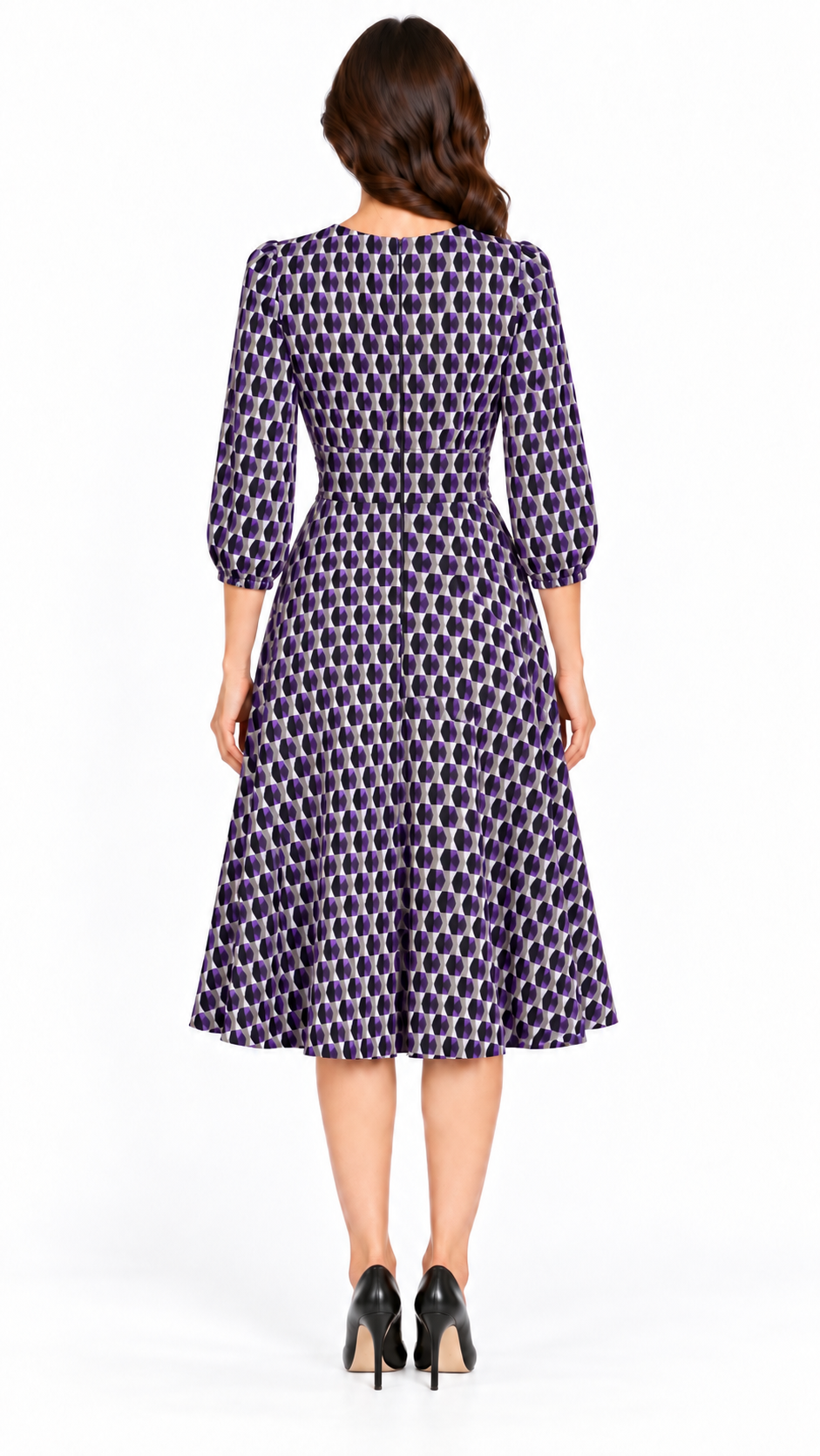 Amethyst Geo Dress