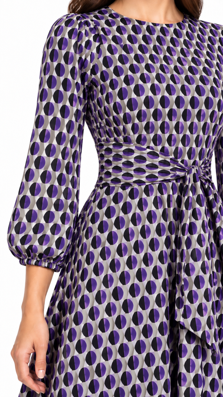 Amethyst Geo Dress