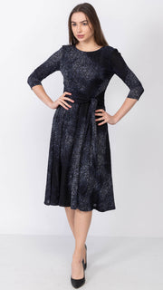 Side Tie Dress - Burnout