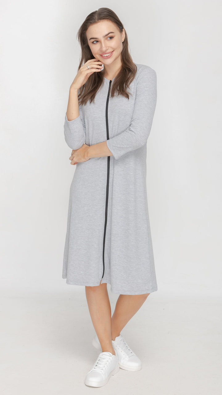 Contrast Zip Dress