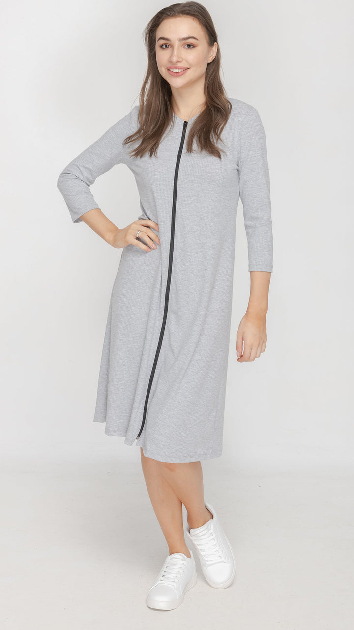 Contrast Zip Dress