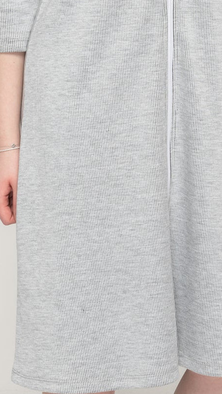 Contrast Zip Dress