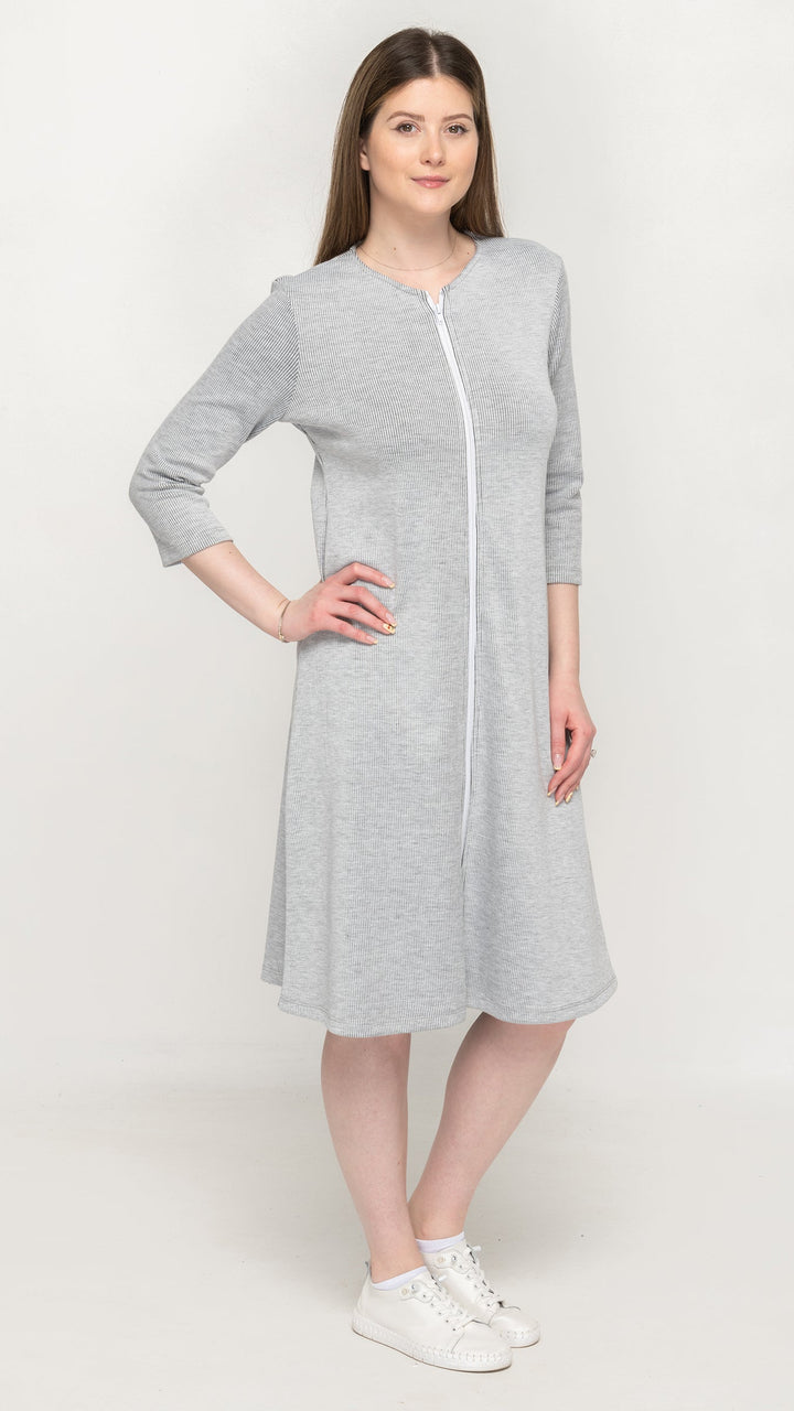 Contrast Zip Dress