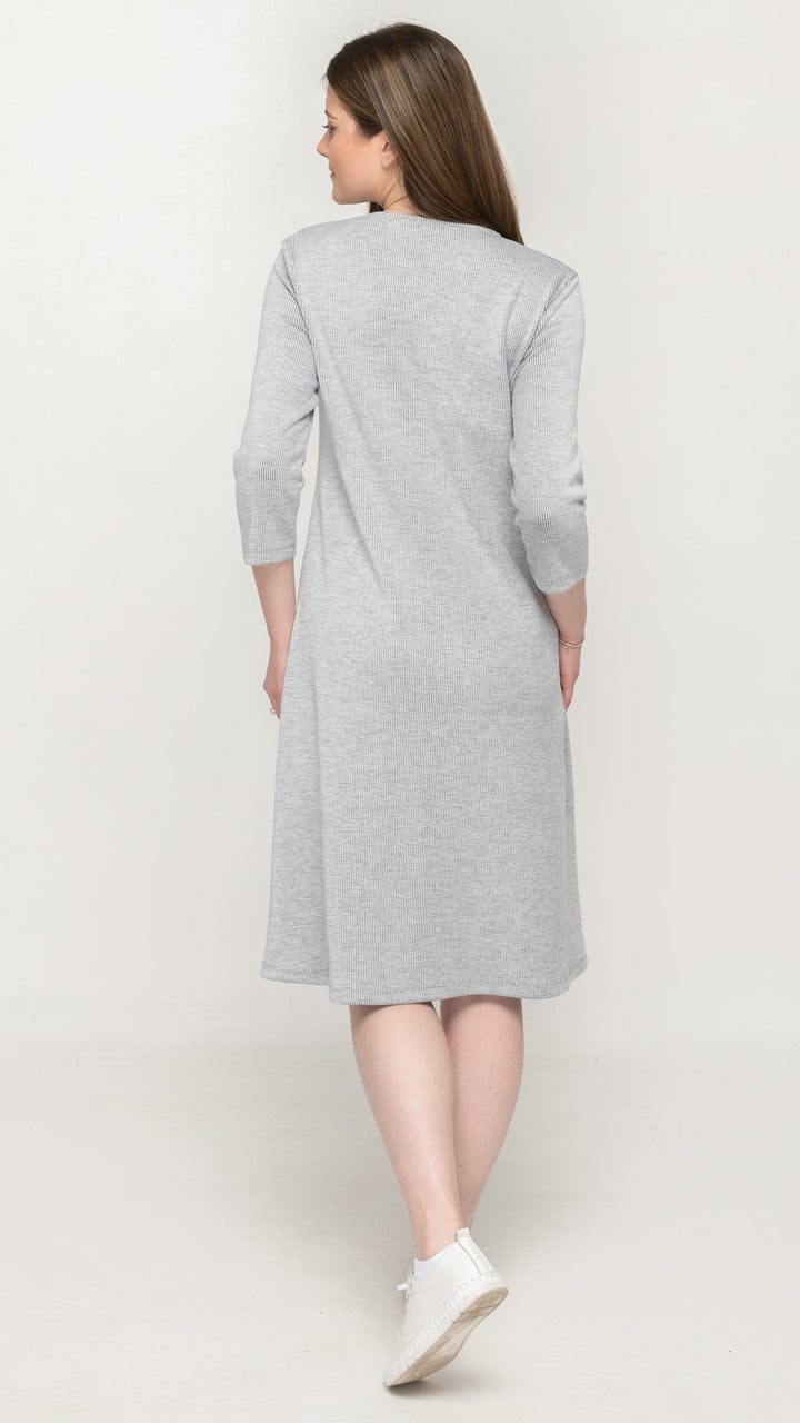 Contrast Zip Dress