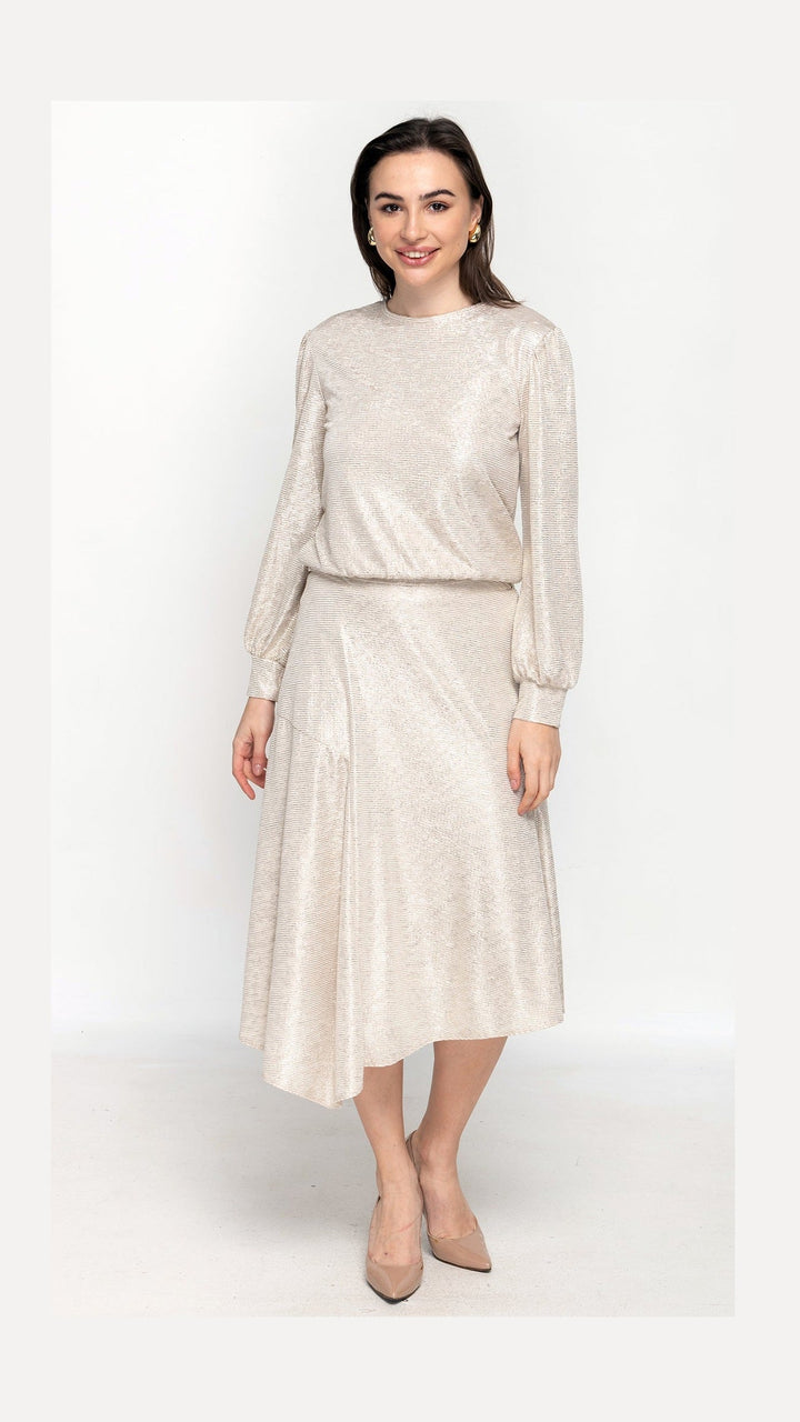 Asymmetric Skirt - Gold