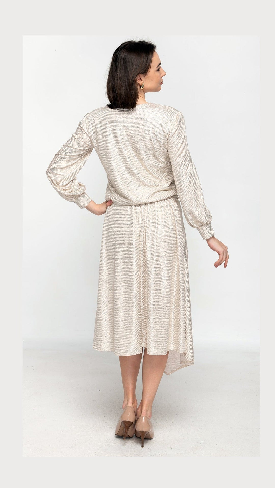 Asymmetric Skirt - Gold