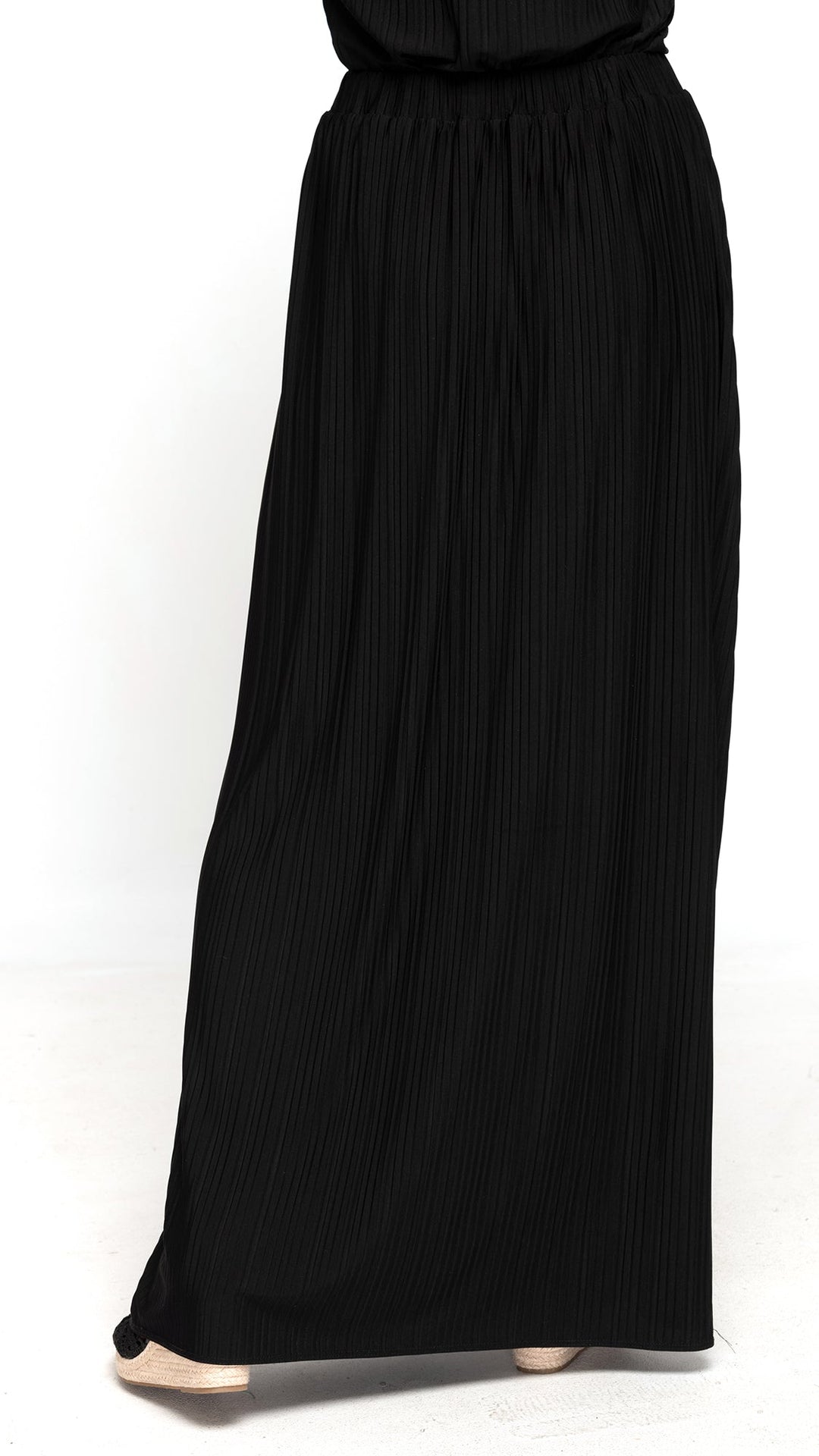 Pleated Maxi Skirt