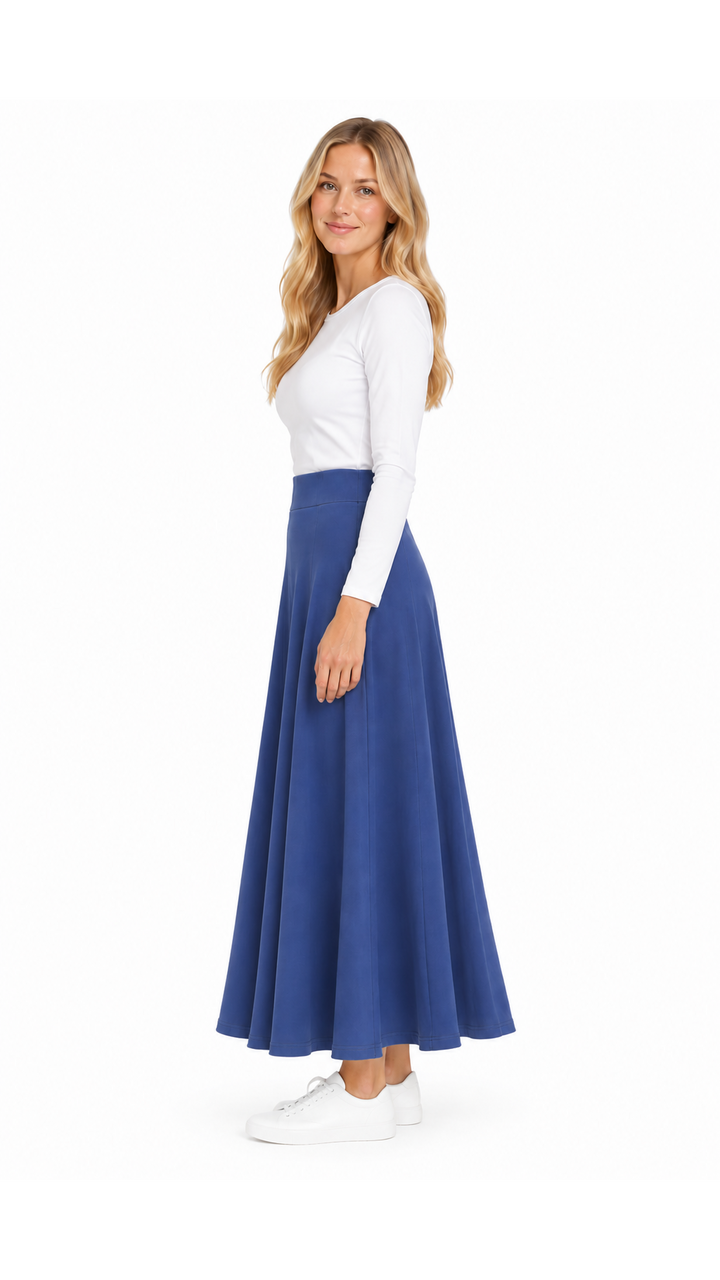 Bamboo Jersey Maxi Skirt