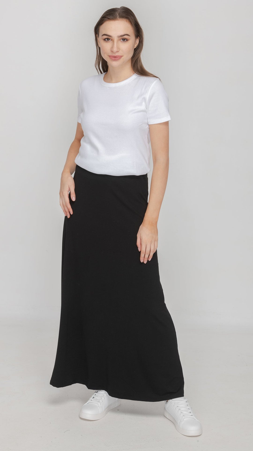 Bamboo Jersey Maxi Skirt