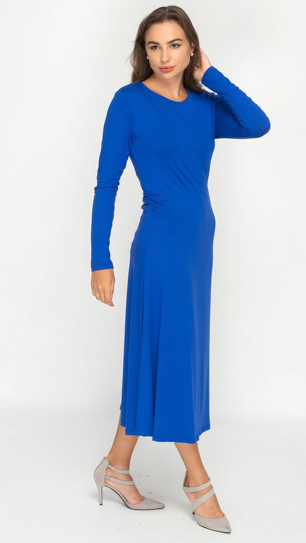 Side Ruched Dress Bamboo Jersey - *2 Colors*