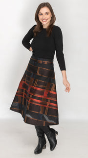 Structured A-Line Skirt