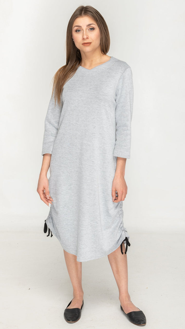 Ruched Dress - Sweater Knit