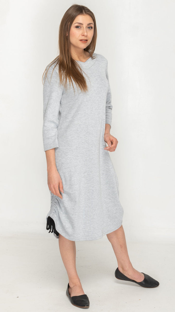 Ruched Dress - Sweater Knit