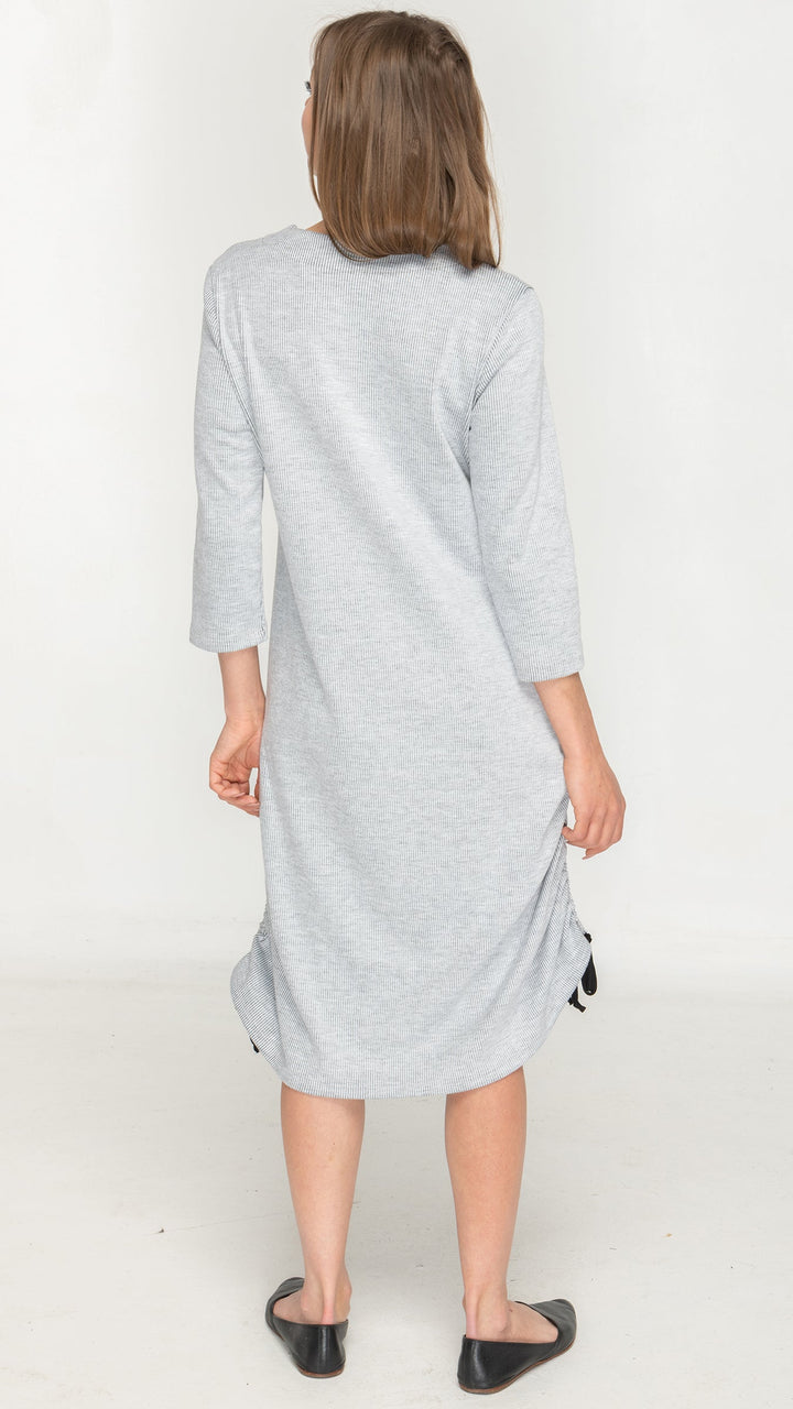 Ruched Dress - Sweater Knit