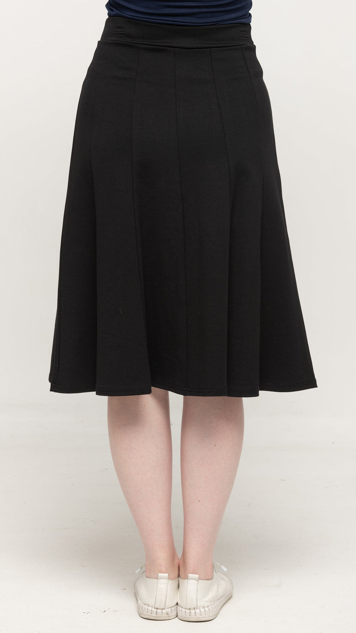 Panel Skirt - Black *3 Lengths*